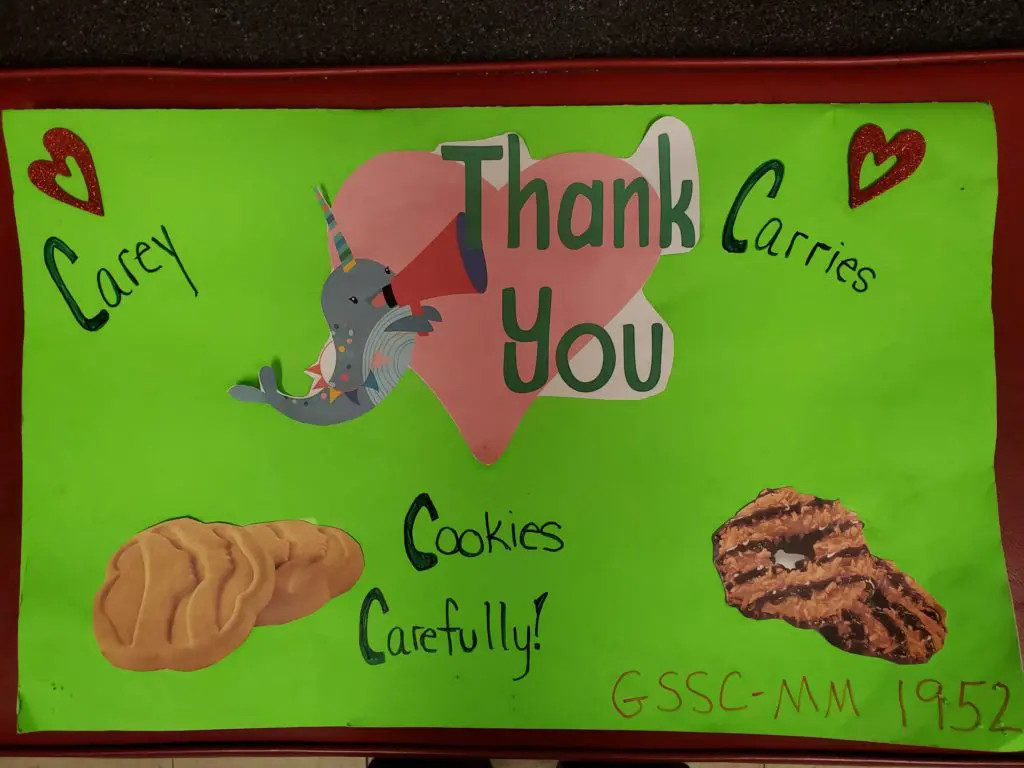 Girl Scouts card